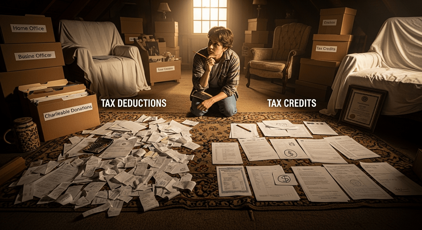tax deductions vs tax credits